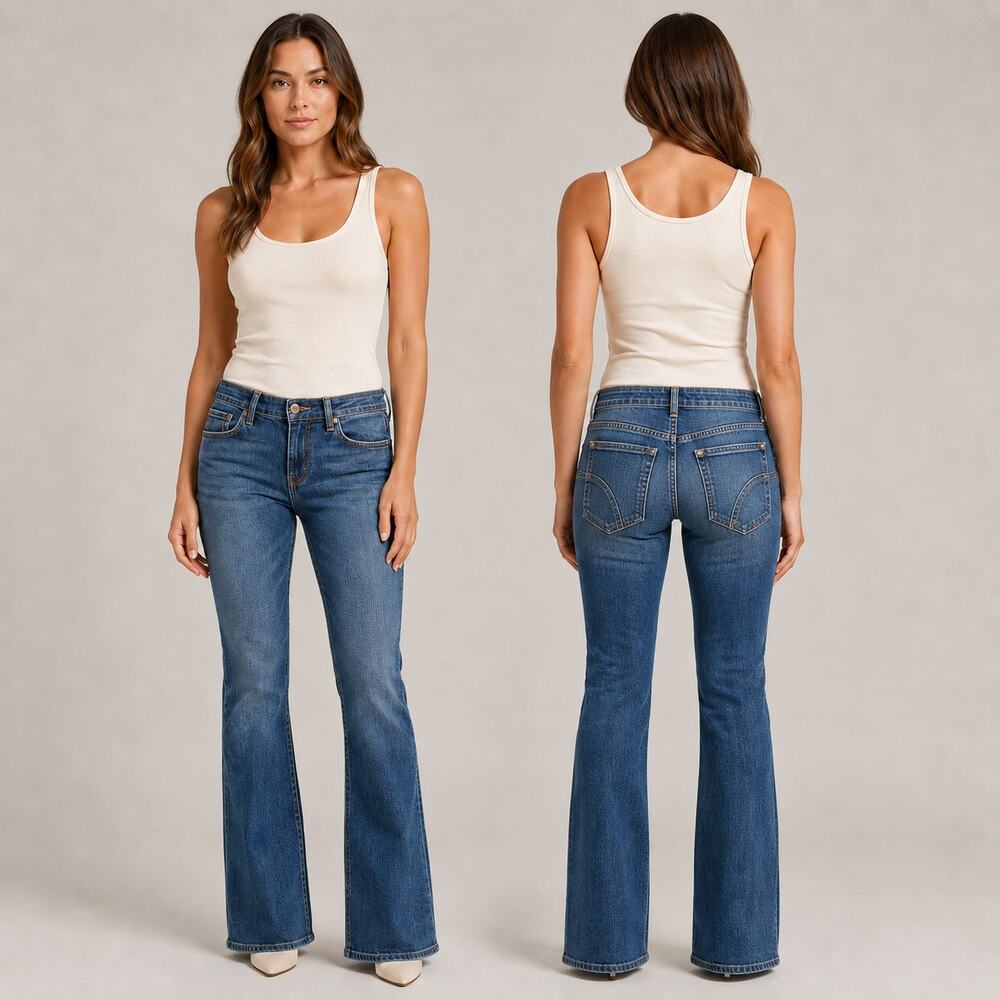 Joe’s Jeans The Honey Curvy Bootcut Blue Jeans Size 26 Y2K